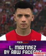 PES2017利桑德罗·马丁内斯脸型补丁