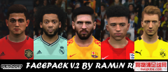PES2017桑乔、梅西、罗伊斯、马塞洛、丹尼尔·詹姆斯脸型补丁