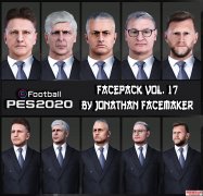 PES2020主教练脸型包：哈森许特尔、穆里尼奥、拉涅利、范加尔、